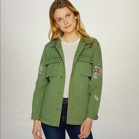 Levi's Jackets & Blazers - Levi’s Floral Embroidered utility jacket